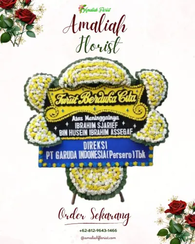 Papan Bunga Duka di Sekanak Raya